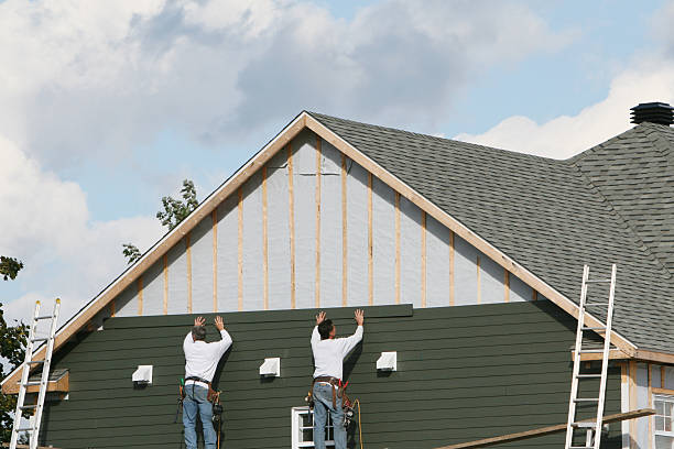 Professional Fiber Cement Siding technician working in Pleasant Hall, PA